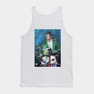 Quadrophenia, Scooter, Scooterist, Scootering, Scooter Rider, Mod Art Tank Top